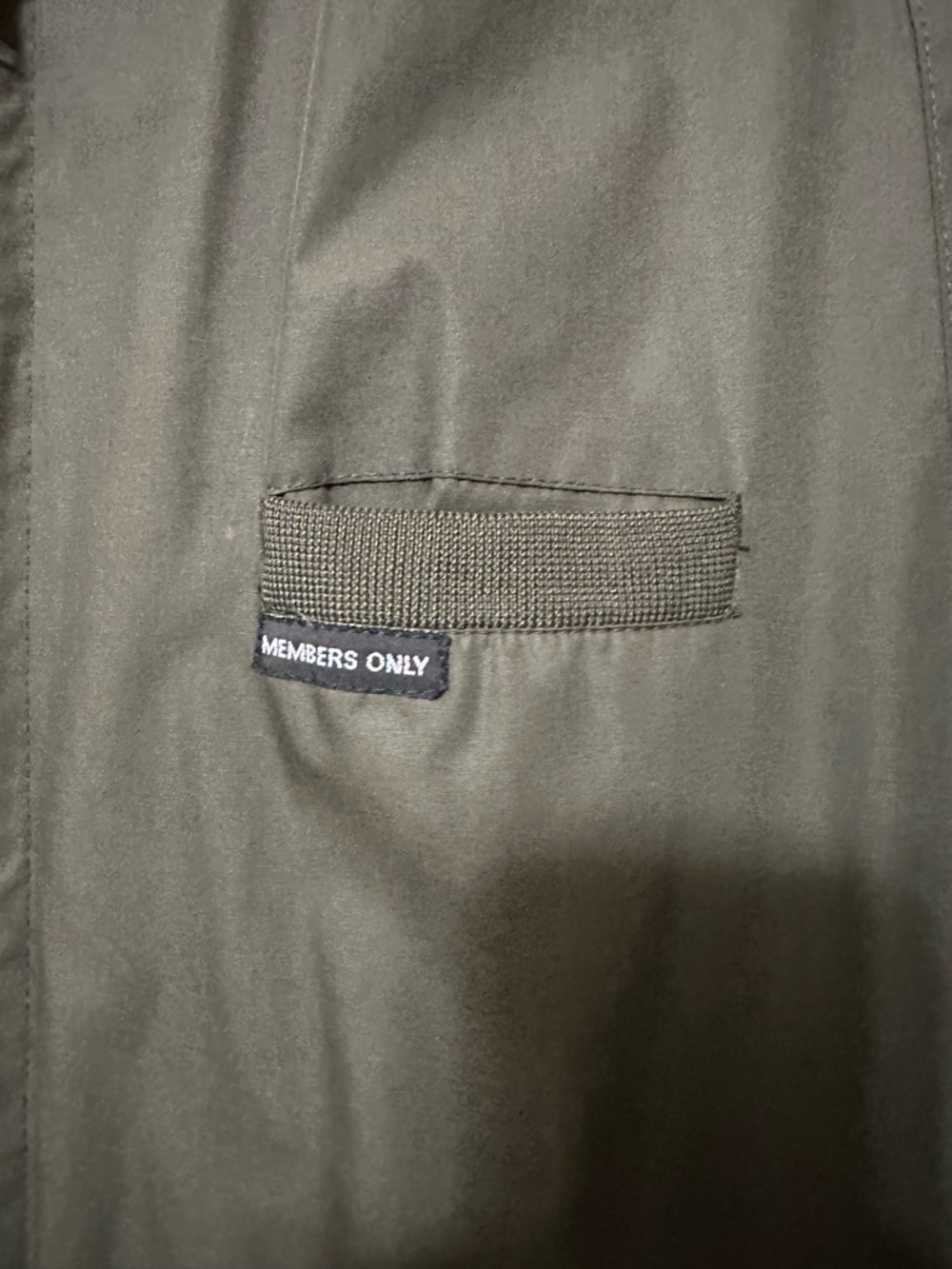 VTG Members Only Classic Iconic Racer Jacket Men M Dark Green - Picture 9 of 16